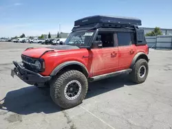 Salvage cars for sale at Bakersfield, CA auction: 2021 Ford Bronco Base