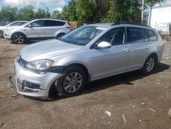 Salvage cars for sale at Baltimore, MD auction: 2016 Volkswagen Golf Sportwagen S