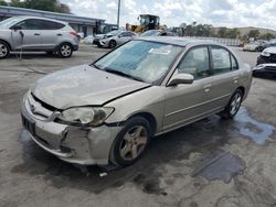 Vehiculos salvage en venta de Copart Orlando, FL: 2004 Honda Civic EX