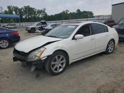 Salvage cars for sale from Copart Spartanburg, SC: 2008 Nissan Maxima SE