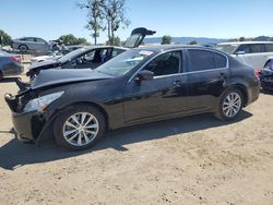 Salvage cars for sale at San Martin, CA auction: 2013 Infiniti G37 Base