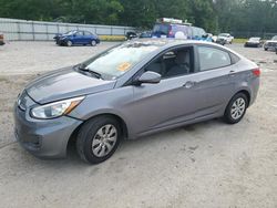 Salvage cars for sale at Greenwell Springs, LA auction: 2015 Hyundai Accent GLS