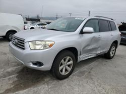 Salvage cars for sale at Sun Valley, CA auction: 2008 Toyota Highlander