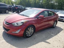 Salvage cars for sale at North Billerica, MA auction: 2015 Hyundai Elantra SE