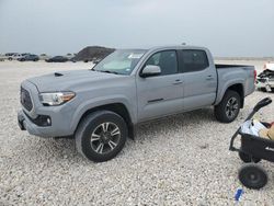 Salvage cars for sale from Copart New Braunfels, TX: 2018 Toyota Tacoma Double Cab