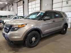 Salvage cars for sale from Copart Blaine, MN: 2015 Ford Explorer Police Interceptor