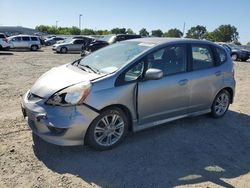 Salvage cars for sale at Sacramento, CA auction: 2009 Honda FIT Sport