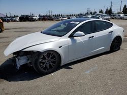 Salvage cars for sale from Copart Rancho Cucamonga, CA: 2022 Tesla Model S