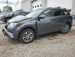 Salvage cars for sale at Blaine, MN auction: 2018 Toyota Rav4 HV LE