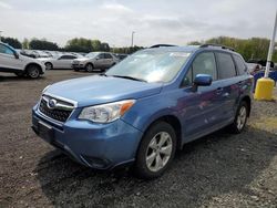 Salvage cars for sale from Copart East Granby, CT: 2015 Subaru Forester 2.5I Premium