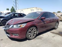 Salvage cars for sale from Copart Hayward, CA: 2013 Honda Accord Sport