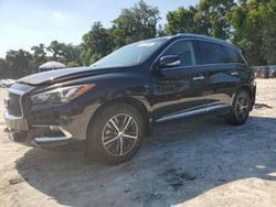 Salvage cars for sale at Ocala, FL auction: 2019 Infiniti QX60 Luxe