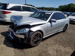 Mercedes-Benz salvage cars for sale: 2013 Mercedes-Benz C 300 4matic