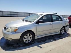 Salvage cars for sale from Copart Fresno, CA: 2003 Toyota Corolla CE