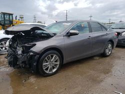 Salvage cars for sale at Chicago Heights, IL auction: 2017 Toyota Camry LE