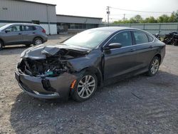 Salvage cars for sale from Copart Leroy, NY: 2015 Chrysler 200 Limited