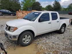 Salvage cars for sale from Copart Madisonville, TN: 2007 Nissan Frontier Crew Cab LE