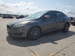 Salvage cars for sale at Grand Prairie, TX auction: 2016 Ford Focus SE