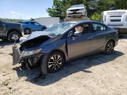 Honda Civic salvage cars for sale: 2013 Honda Civic EX