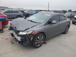 Honda Civic exl salvage cars for sale: 2013 Honda Civic EXL