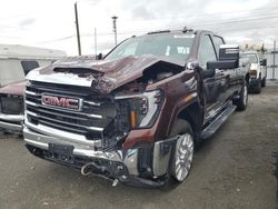 Salvage trucks for sale at Cahokia Heights, IL auction: 2024 GMC Sierra K2500 SLT