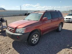 Salvage cars for sale from Copart Phoenix, AZ: 2001 Toyota Highlander