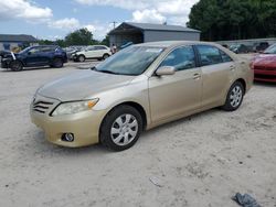 Salvage cars for sale at Midway, FL auction: 2010 Toyota Camry Base