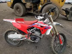 Salvage motorcycles for sale at New Britain, CT auction: 2022 Honda CRF250 R