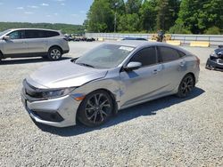 Salvage cars for sale at Concord, NC auction: 2019 Honda Civic Sport