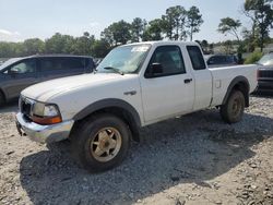 Salvage cars for sale at Byron, GA auction: 1999 Ford Ranger Super Cab