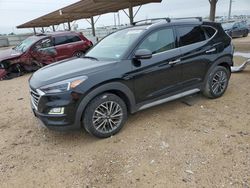 Salvage cars for sale at Temple, TX auction: 2021 Hyundai Tucson Limited