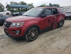 Ford Explorer Sport salvage cars for sale: 2017 Ford Explorer Sport