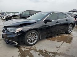 Salvage cars for sale at Grand Prairie, TX auction: 2018 Acura TLX Tech