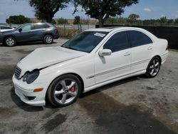Salvage cars for sale at Orlando, FL auction: 2005 Mercedes-Benz C 230K Sport Sedan