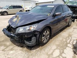 Salvage cars for sale from Copart Pekin, IL: 2013 Honda Accord LX
