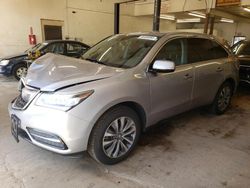 Salvage cars for sale at Ham Lake, MN auction: 2016 Acura MDX Technology