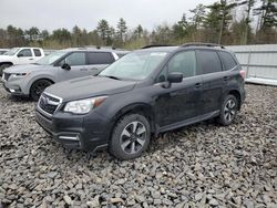 Salvage cars for sale at Windham, ME auction: 2018 Subaru Forester 2.5I Limited