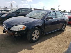 Chevrolet salvage cars for sale: 2011 Chevrolet Impala LT