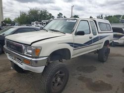 Salvage cars for sale at Woodburn, OR auction: 1989 Toyota Pickup 1/2 TON Extra Long Wheelbase SR