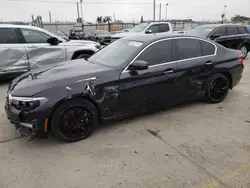 Salvage cars for sale from Copart Los Angeles, CA: 2018 BMW 530 XI