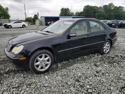 Salvage cars for sale at Mebane, NC auction: 2002 Mercedes-Benz C 240