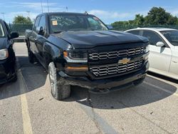 Salvage trucks for sale at Grand Prairie, TX auction: 2017 Chevrolet Silverado K1500 Custom