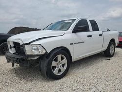 Salvage cars for sale from Copart New Braunfels, TX: 2012 Dodge RAM 1500 ST