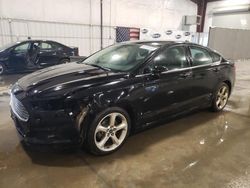 Salvage cars for sale at Avon, MN auction: 2016 Ford Fusion SE