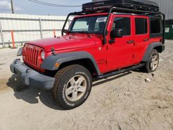 Jeep salvage cars for sale: 2017 Jeep Wrangler Unlimited Sport