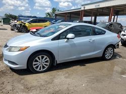 Salvage cars for sale at Riverview, FL auction: 2012 Honda Civic EXL