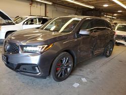 Salvage cars for sale at Wheeling, IL auction: 2019 Acura MDX A-Spec