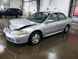 Salvage cars for sale from Copart Ham Lake, MN: 2002 Honda Accord EX