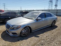 Salvage cars for sale at Elgin, IL auction: 2016 Mercedes-Benz S 550 4matic