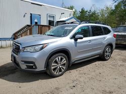 Salvage cars for sale from Copart Lyman, ME: 2019 Subaru Ascent Limited